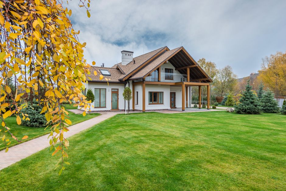 Beautiful home exterior with new siding and energy efficient upgrades